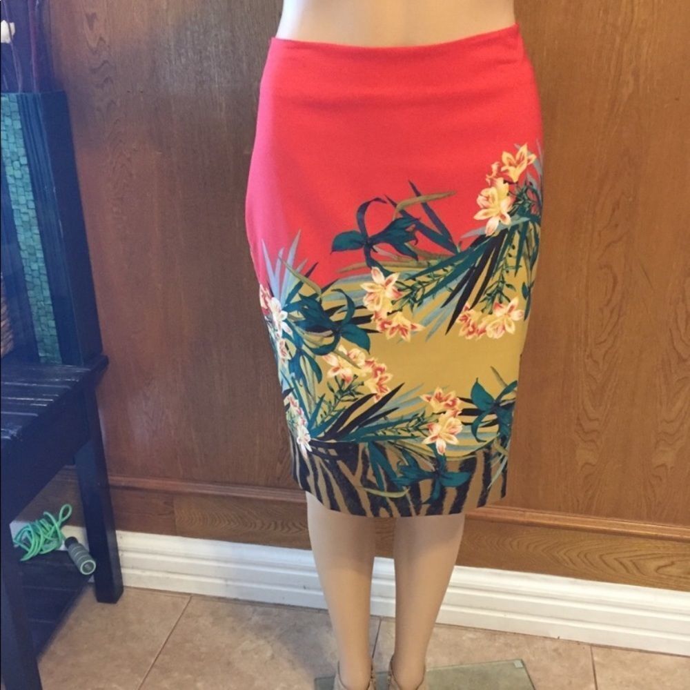 Vince camuto floral skirt 4